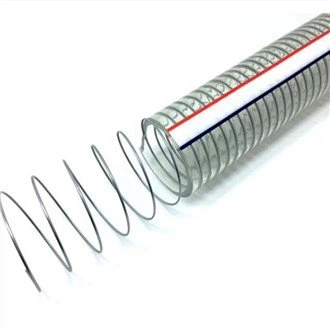 Terasest tugevdatud PVC painduv toru
